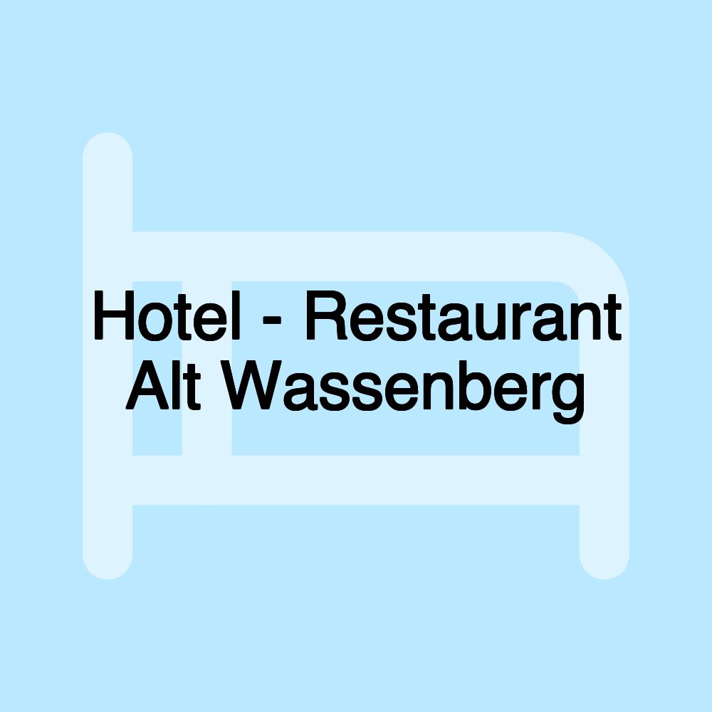 Hotel - Restaurant Alt Wassenberg