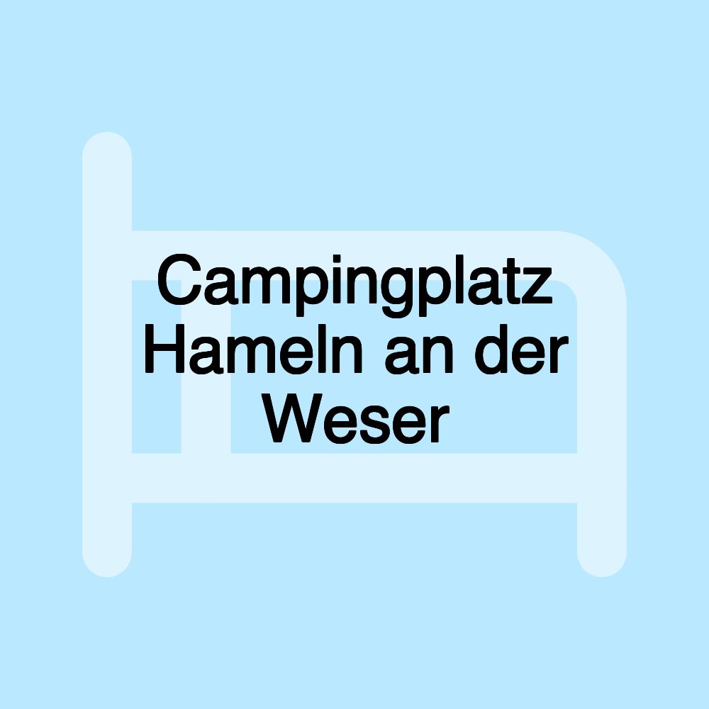 Campingplatz Hameln an der Weser