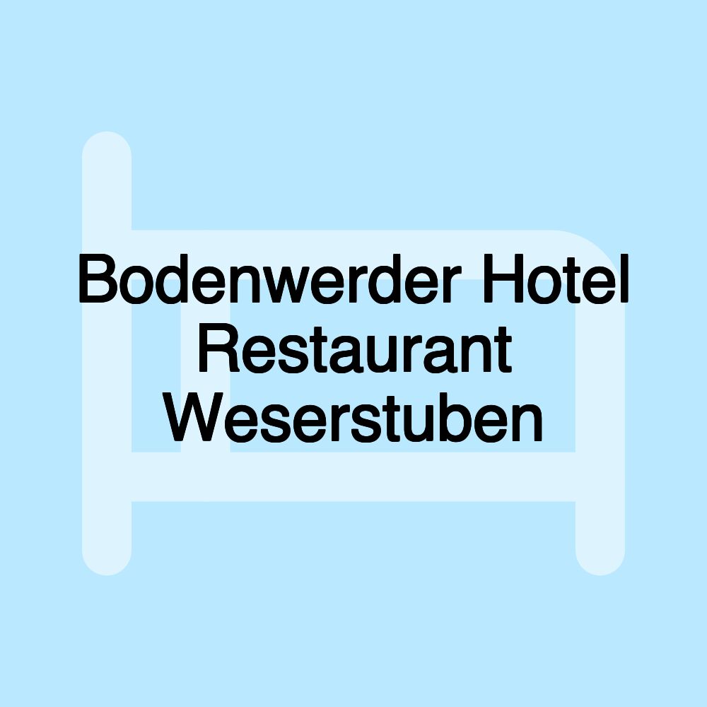 Bodenwerder Hotel Restaurant Weserstuben