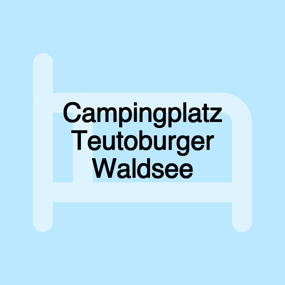 Campingplatz Teutoburger Waldsee