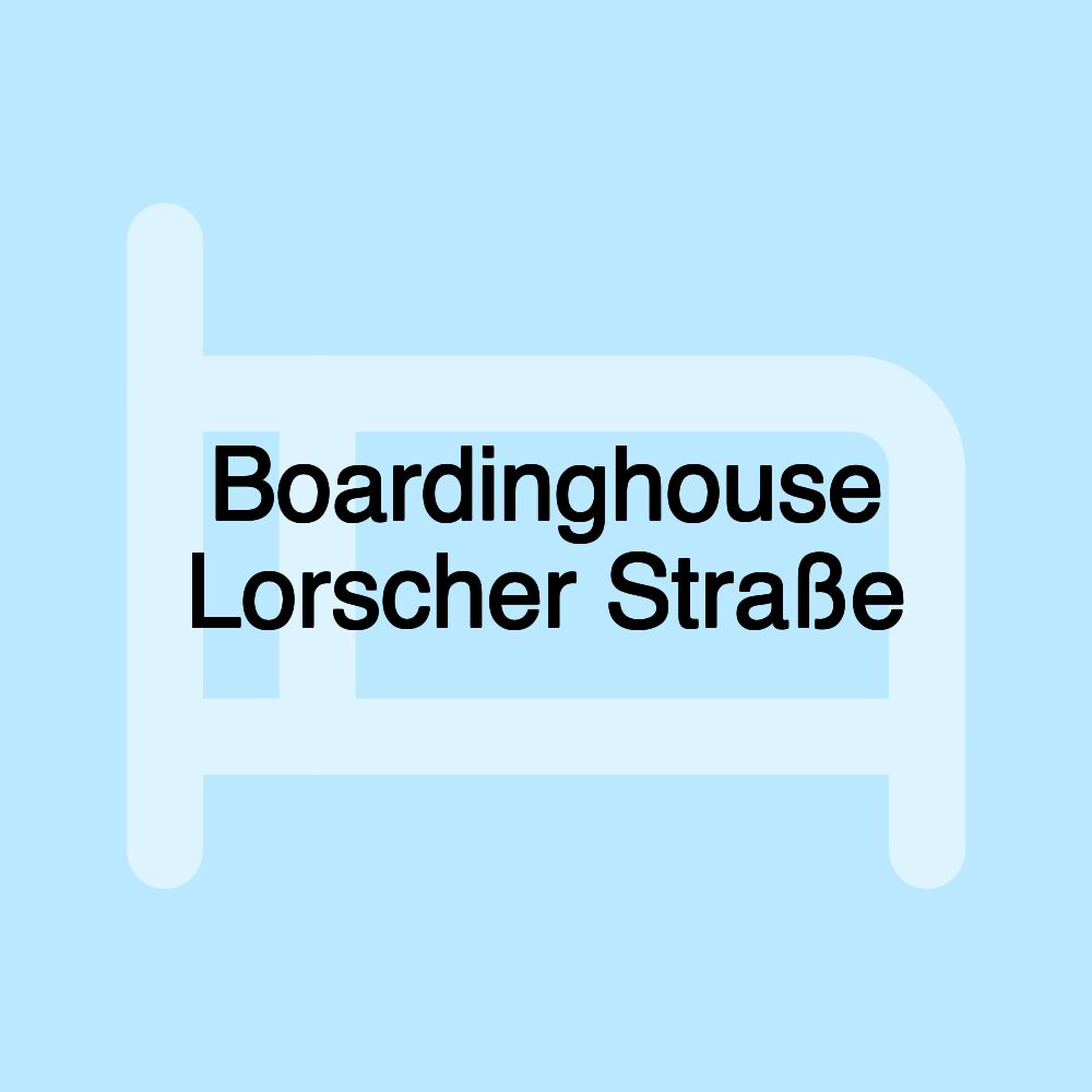 Boardinghouse Lorscher Straße