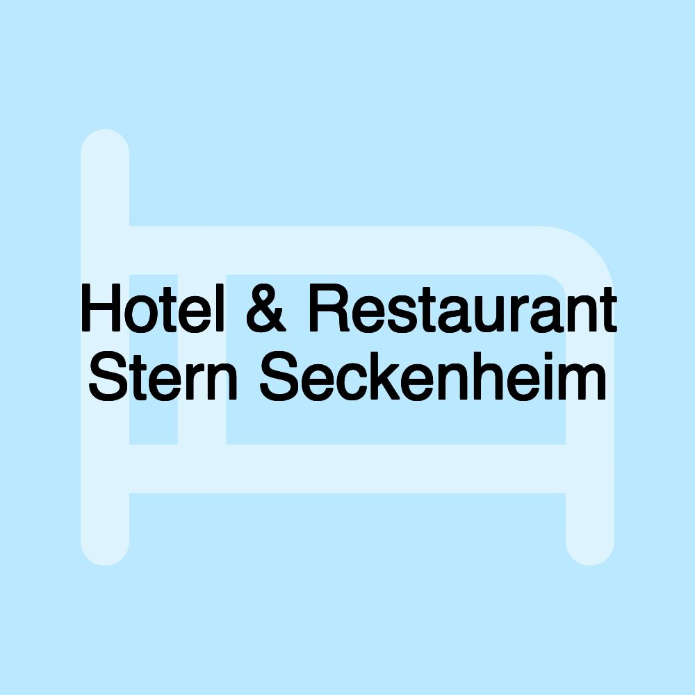 Hotel & Restaurant Stern Seckenheim