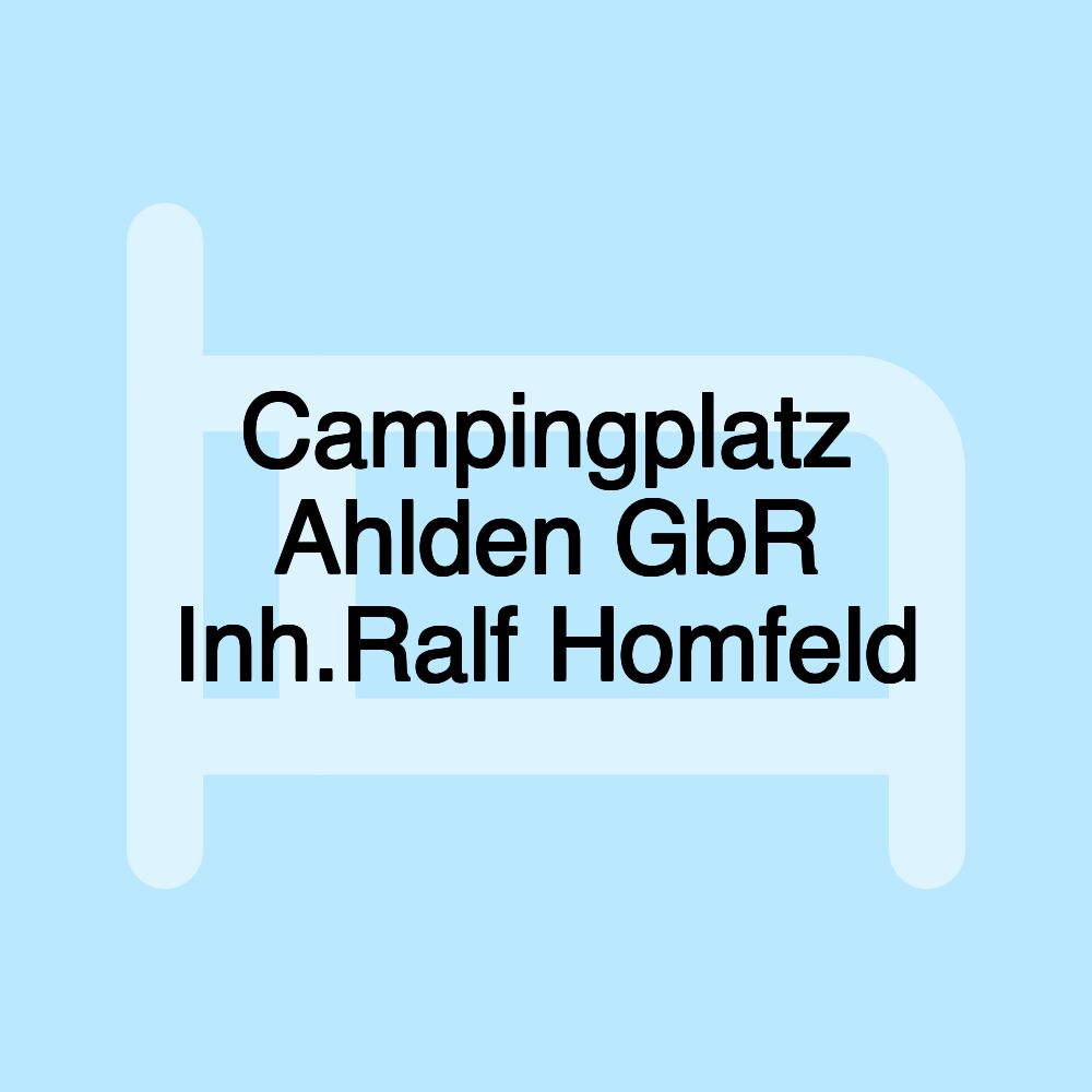 Campingplatz Ahlden GbR Inh.Ralf Homfeld