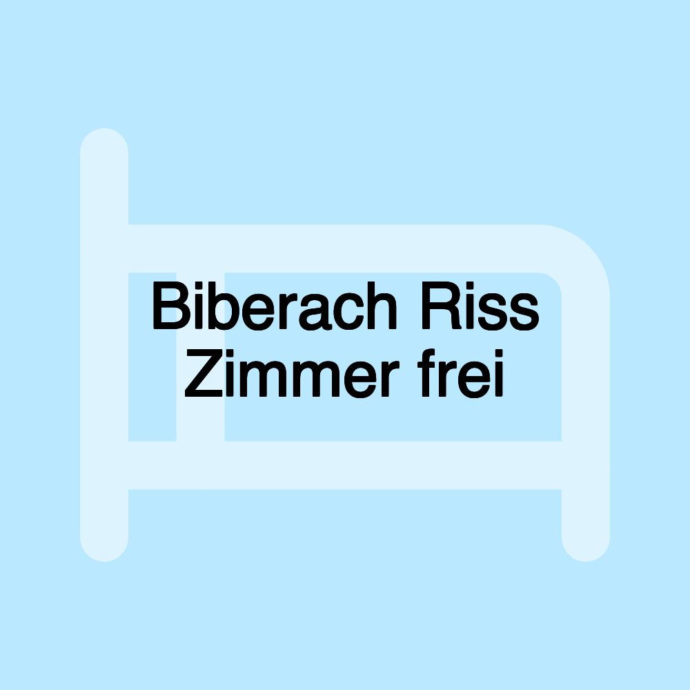 Biberach Riss Zimmer frei