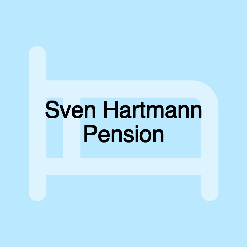 Sven Hartmann Pension