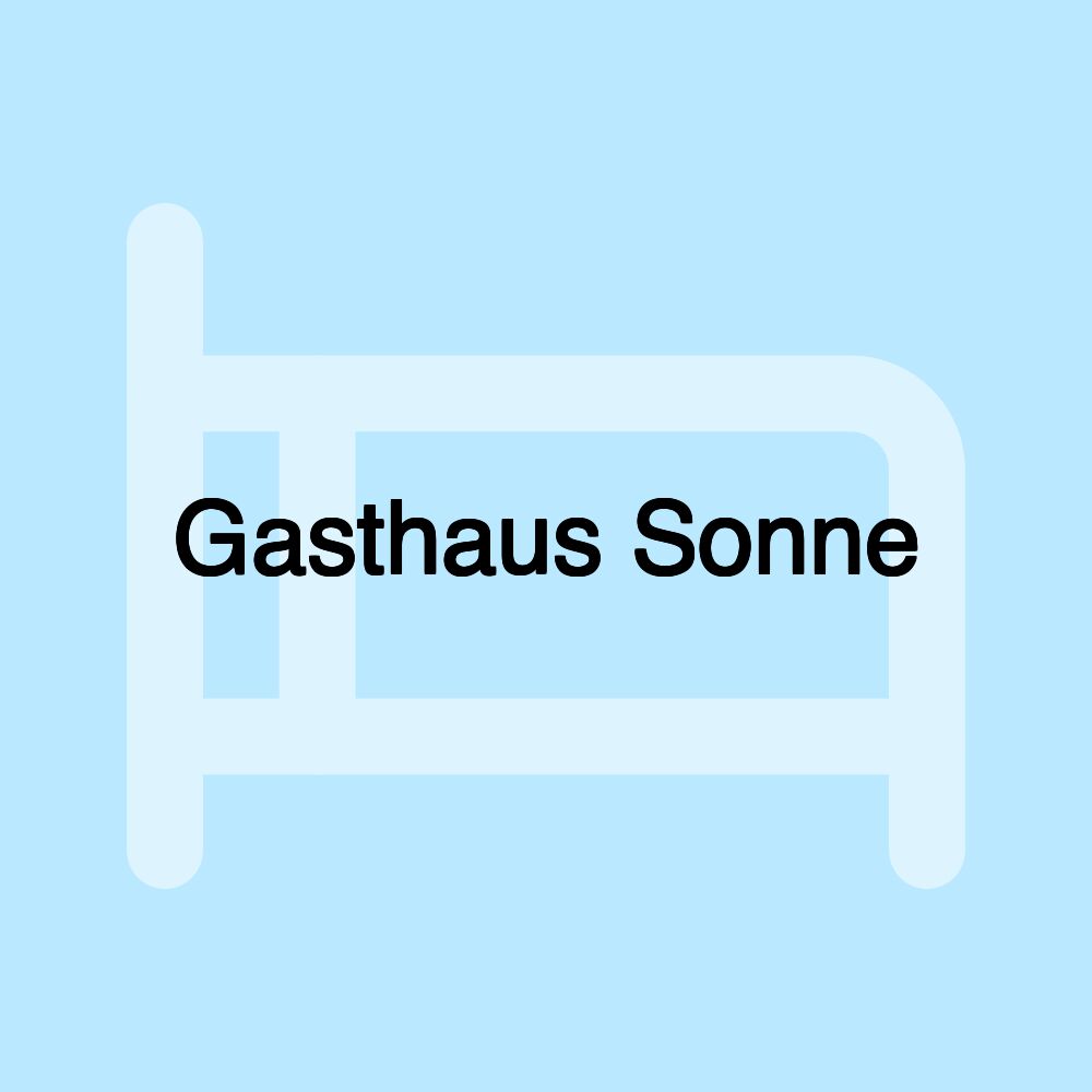 Gasthaus Sonne