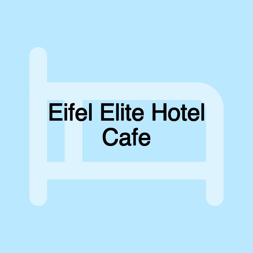 Eifel Elite Hotel Cafe