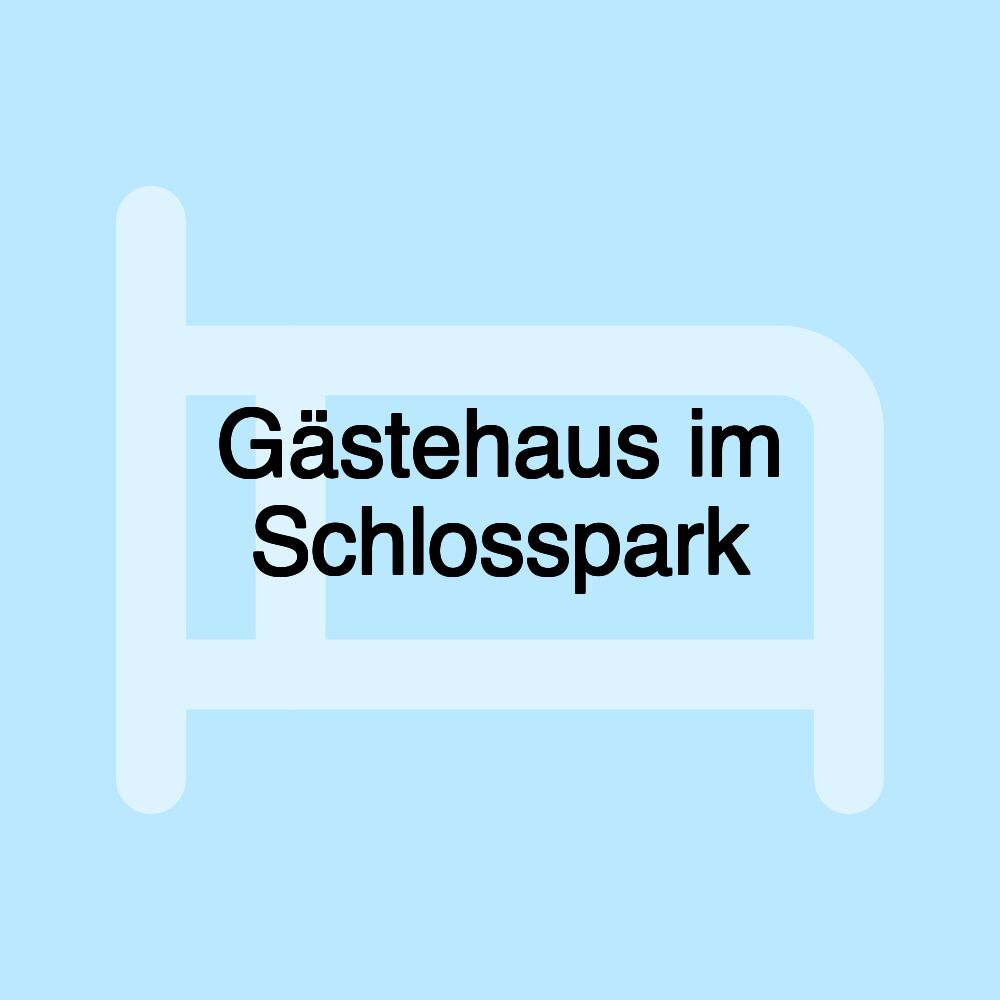 Gästehaus im Schlosspark