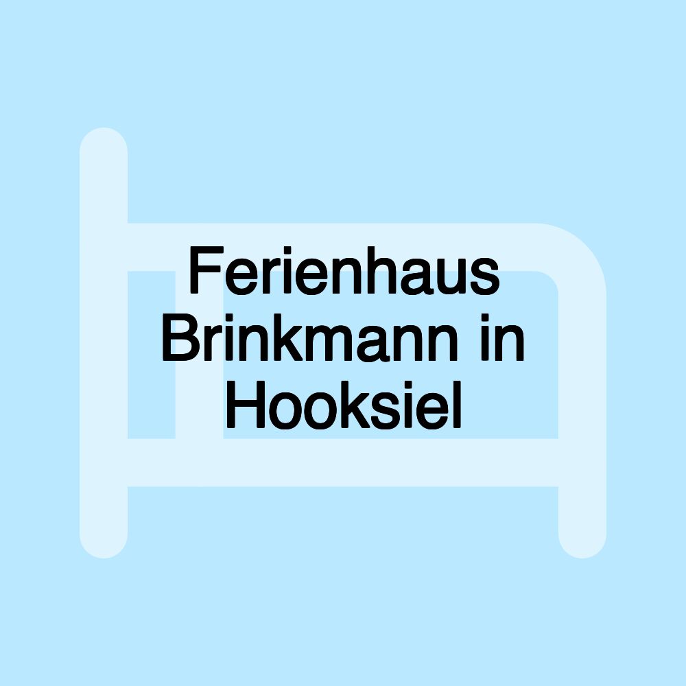 Ferienhaus Brinkmann in Hooksiel