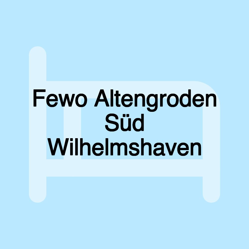 Fewo Altengroden Süd Wilhelmshaven