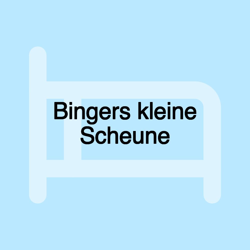 Bingers kleine Scheune