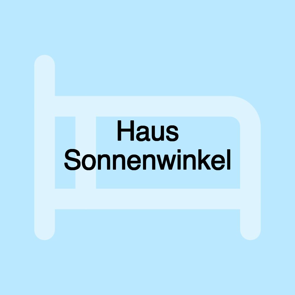 Haus Sonnenwinkel