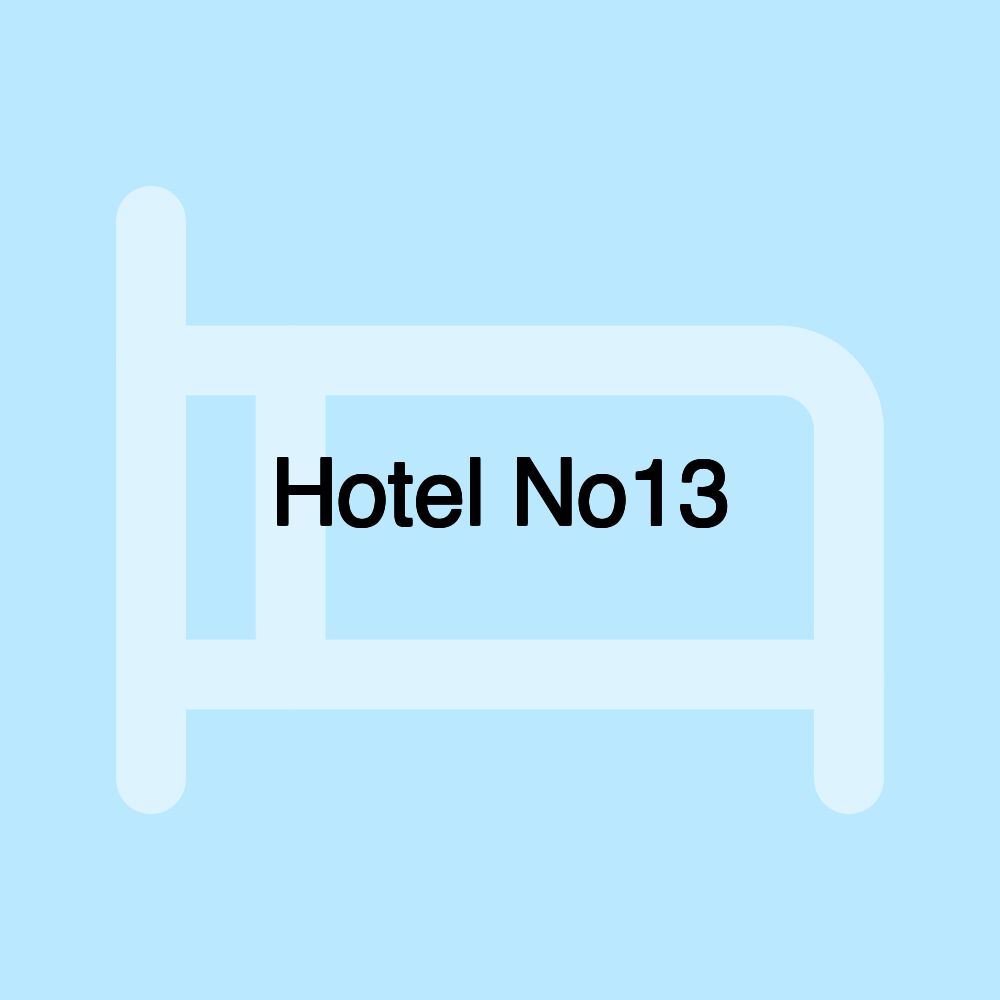 Hotel No13