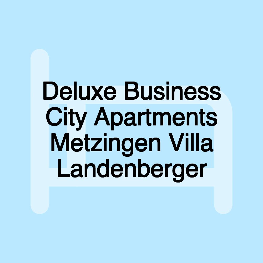 Deluxe Business City Apartments Metzingen Villa Landenberger