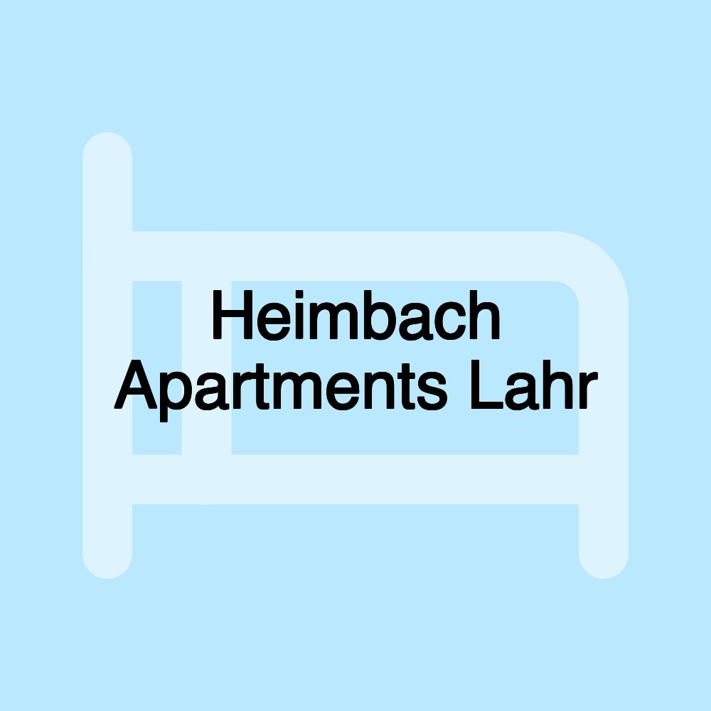 Heimbach Apartments Lahr