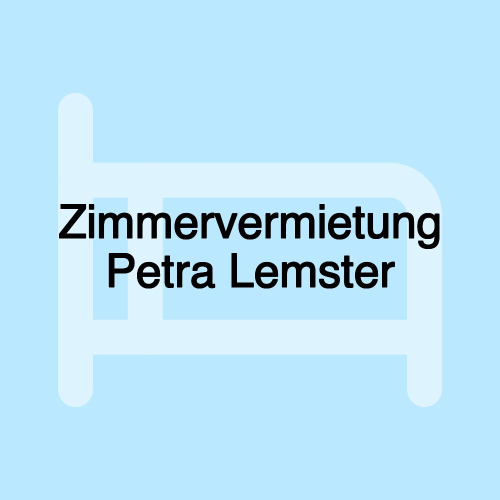 Zimmervermietung Petra Lemster