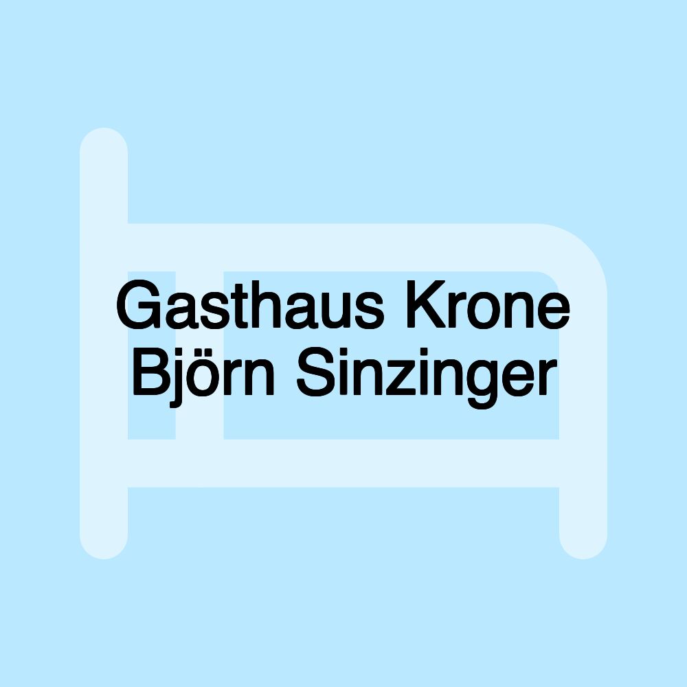 Gasthaus Krone Björn Sinzinger