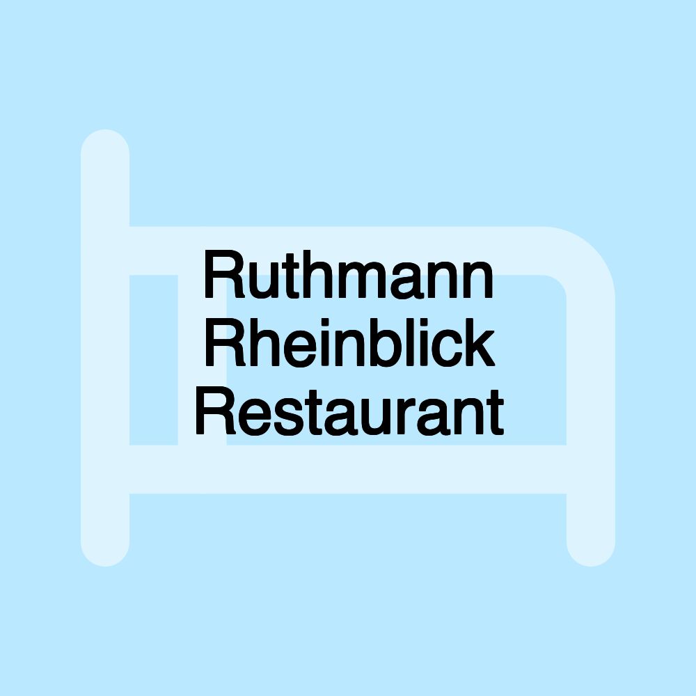 Ruthmann Rheinblick Restaurant