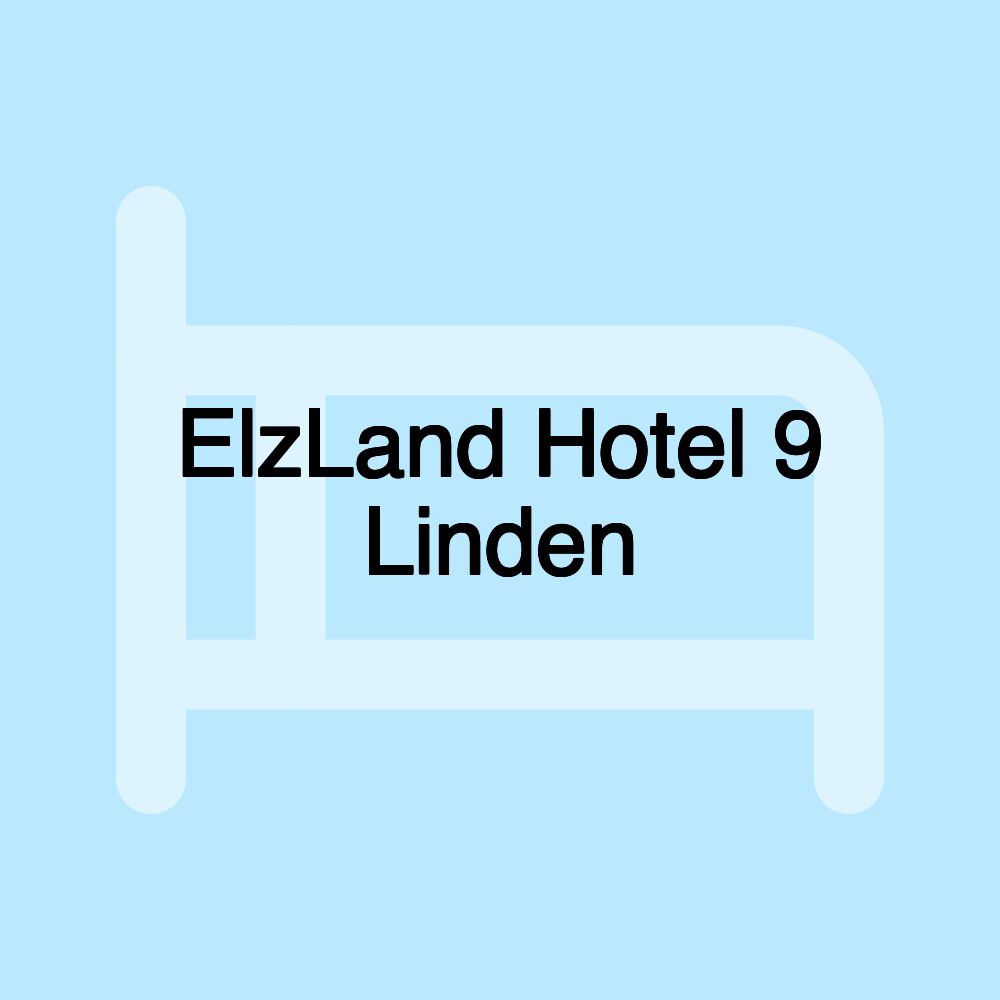 ElzLand Hotel 9 Linden