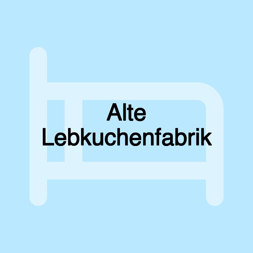 Alte Lebkuchenfabrik