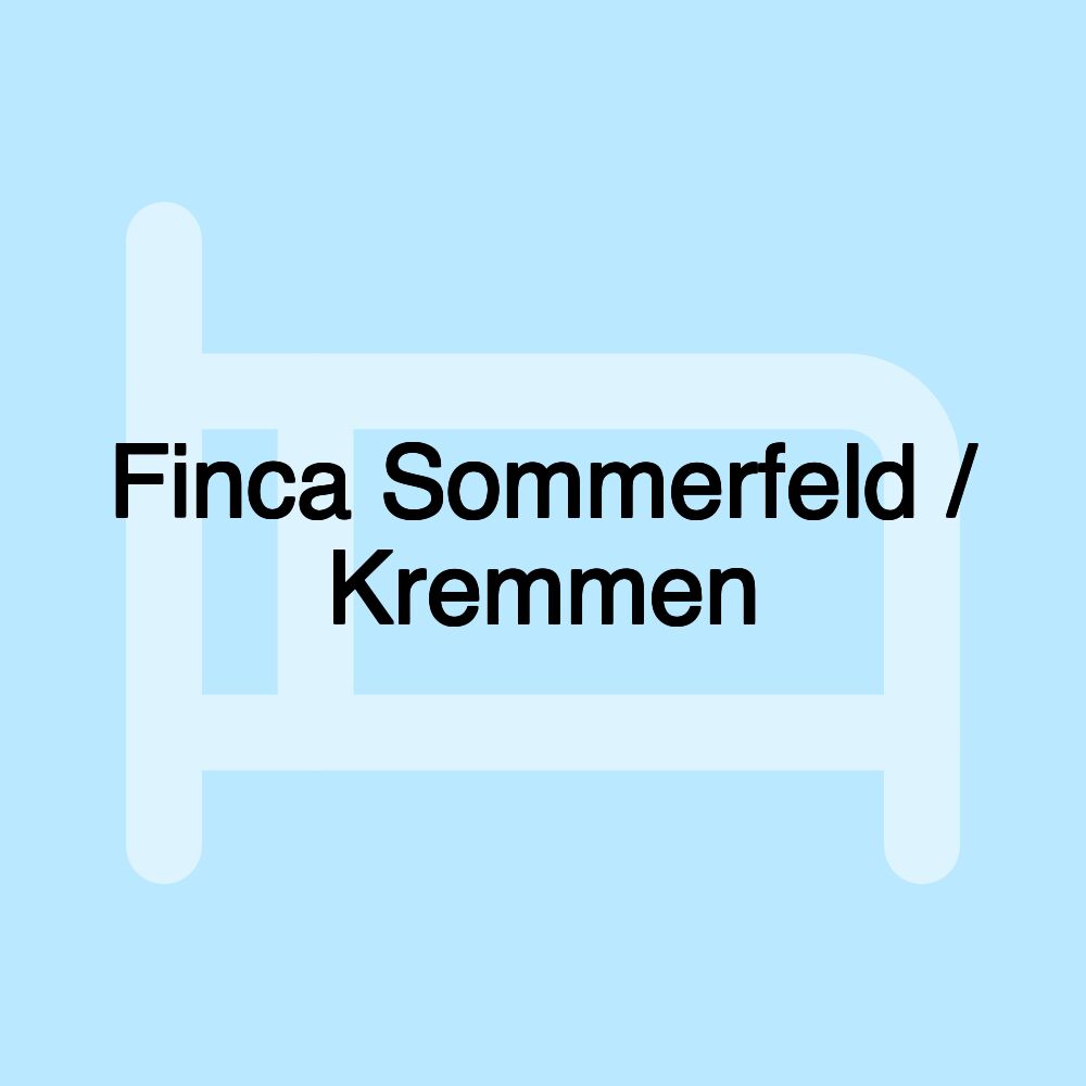 Finca Sommerfeld / Kremmen