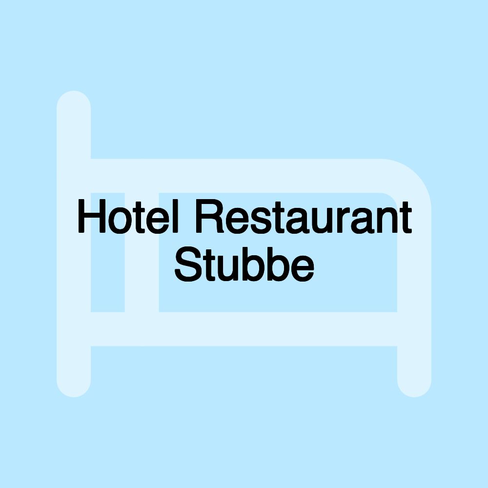 Hotel Restaurant Stubbe