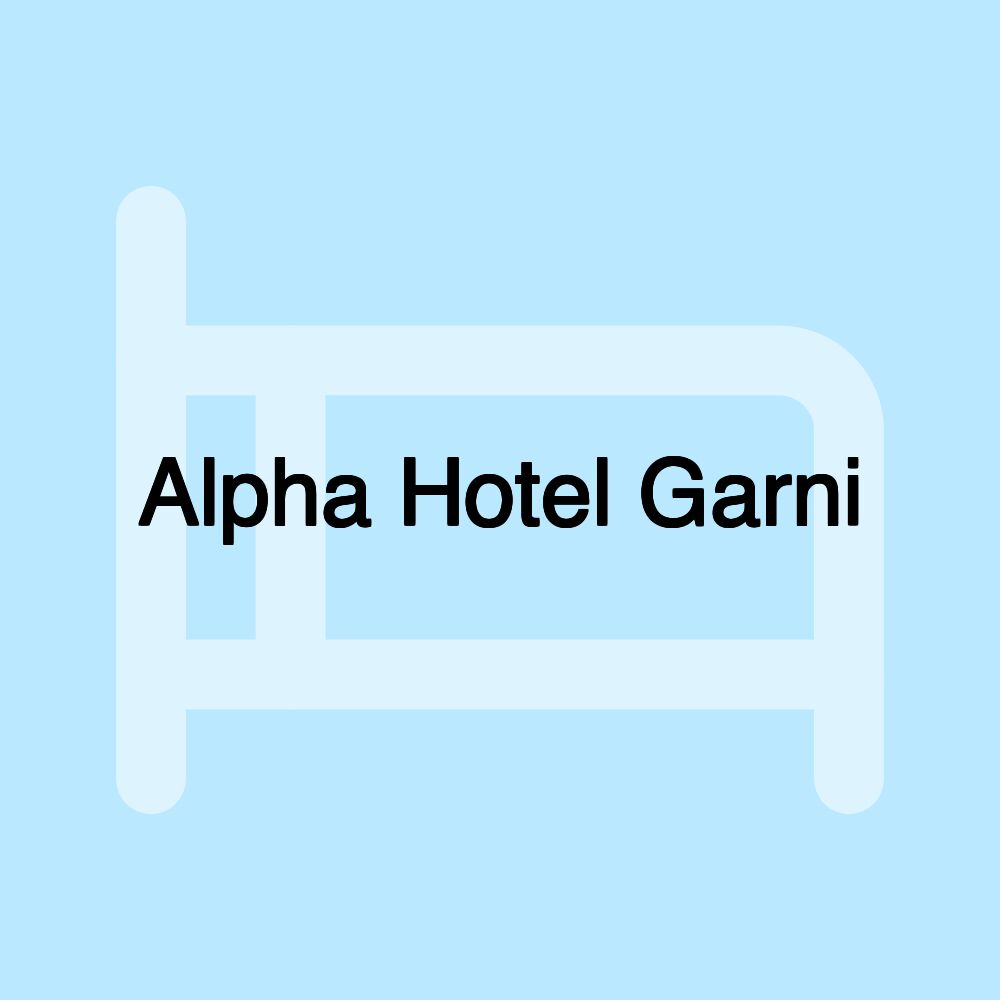 Alpha Hotel Garni