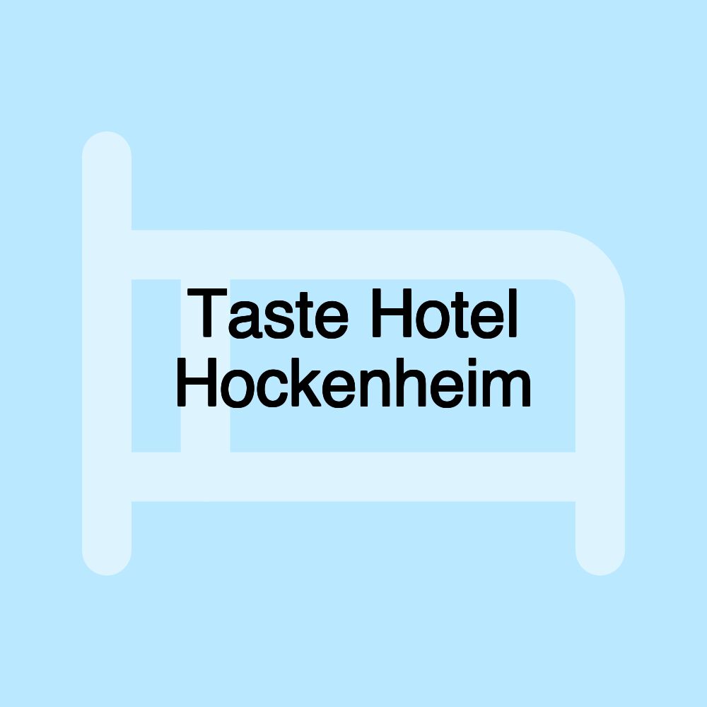 Taste Hotel Hockenheim