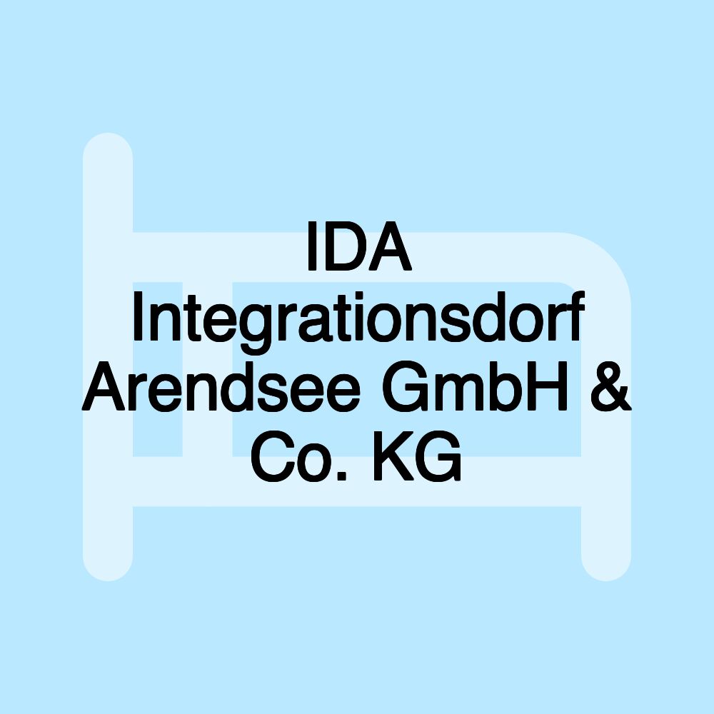 IDA Integrationsdorf Arendsee GmbH & Co. KG