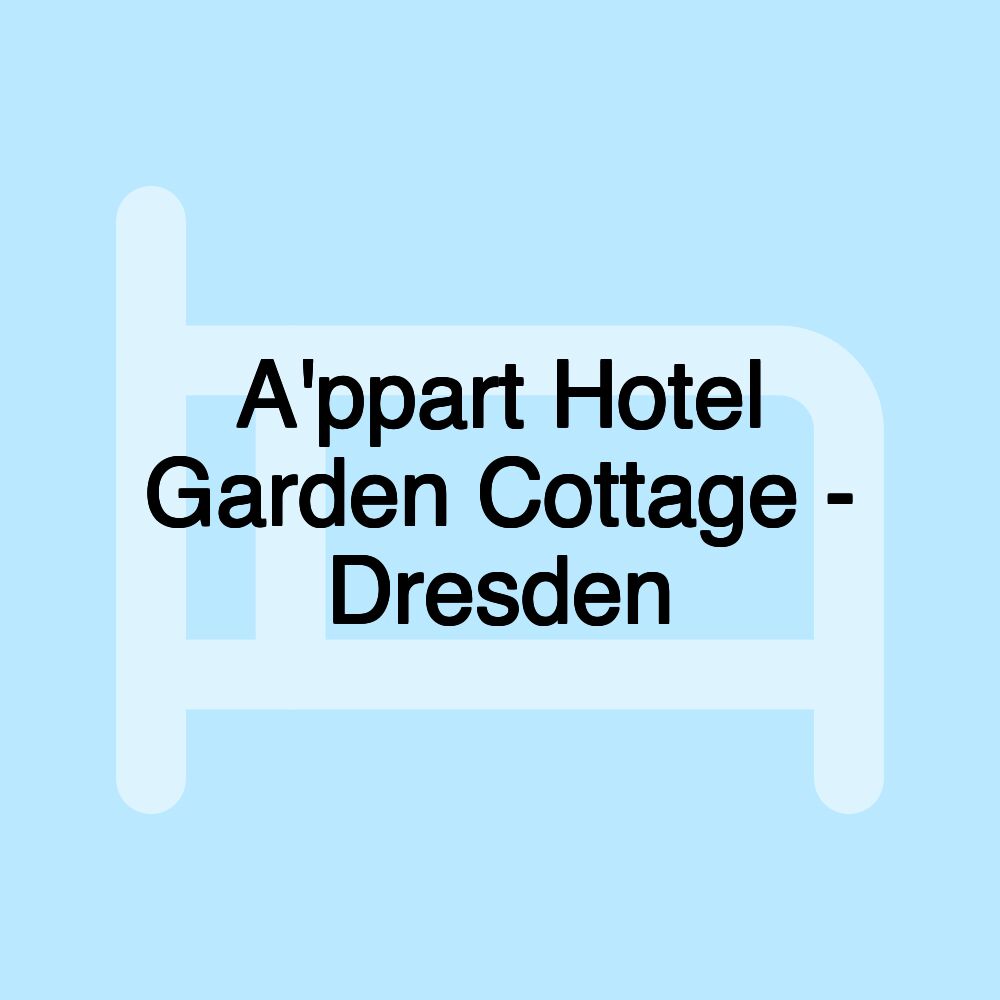 A'ppart Hotel Garden Cottage - Dresden