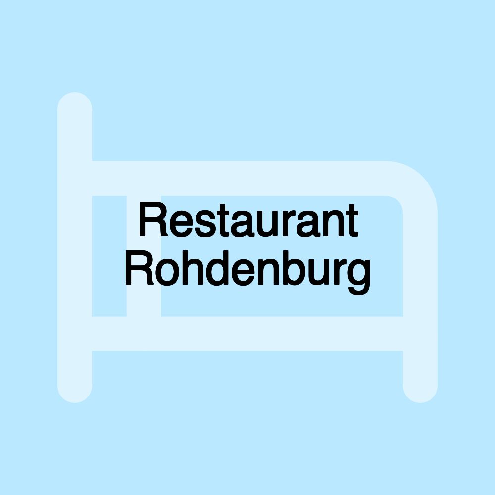 Restaurant Rohdenburg