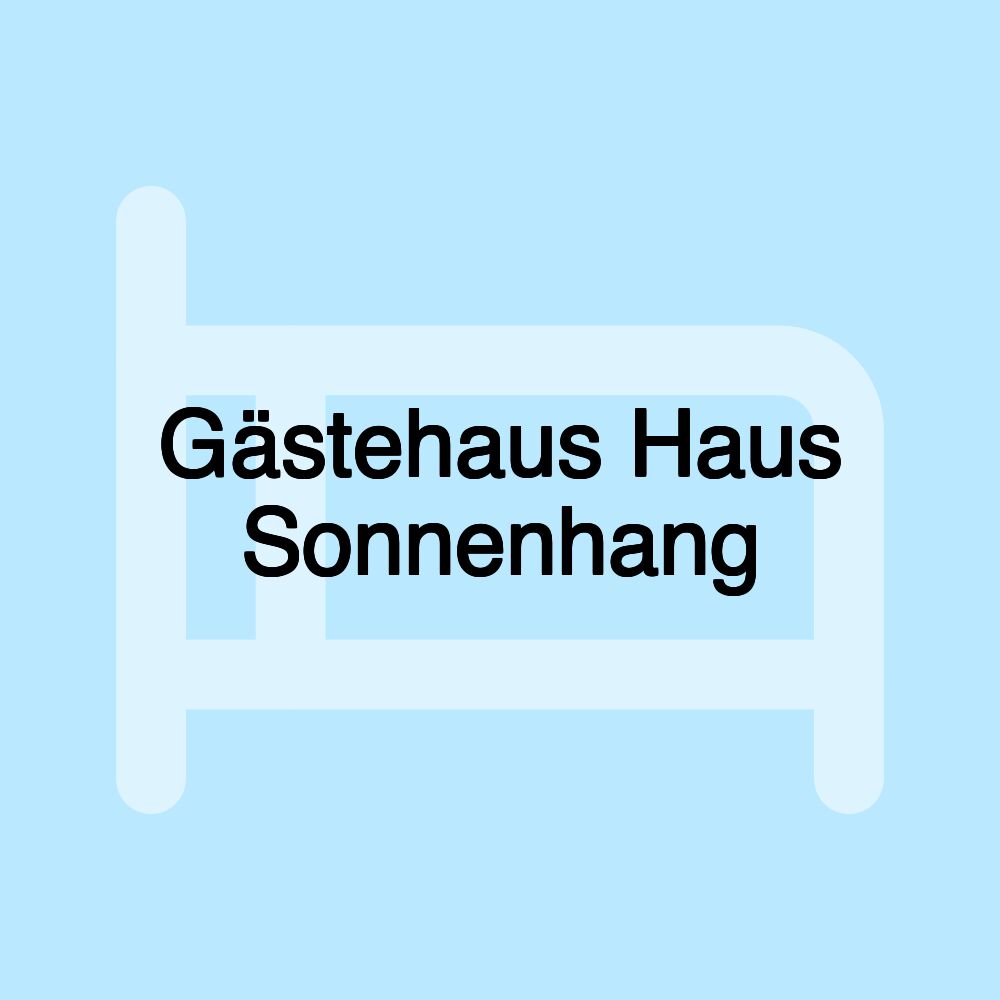 Gästehaus Haus Sonnenhang